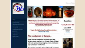 What Woodturnersofolympia.org website looked like in 2021 (3 years ago)