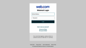 What Webmail11.web.com website looked like in 2021 (3 years ago)