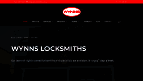 What Wynnslocksmiths.com.au website looked like in 2021 (3 years ago)