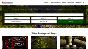 What Winetourism.com website looked like in 2021 (3 years ago)
