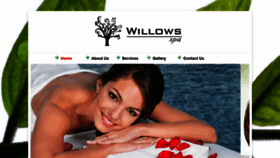 What Willowsspa.in website looked like in 2021 (3 years ago)