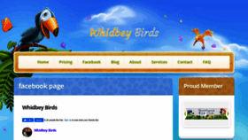 What Whidbeybirds.com website looked like in 2021 (3 years ago)