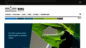 What Wwu.de website looked like in 2021 (3 years ago)