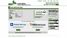 What Webmail.df.eu website looked like in 2021 (3 years ago)