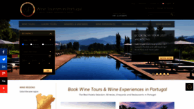 What Winetourismportugal.com website looked like in 2021 (3 years ago)