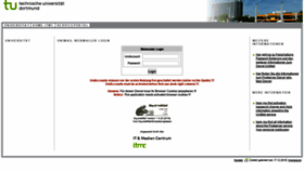 What Webmail.tu-dortmund.de website looked like in 2021 (3 years ago)