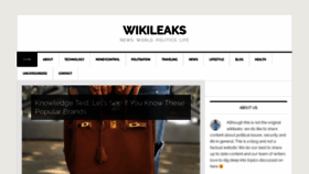 What Wikileaks.info website looked like in 2021 (3 years ago)
