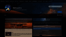 What Webastro.net website looked like in 2021 (3 years ago)
