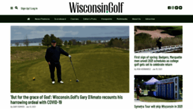 What Wisconsin.golf website looked like in 2021 (3 years ago)