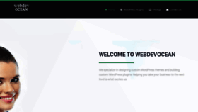 What Webdevocean.com website looked like in 2021 (3 years ago)