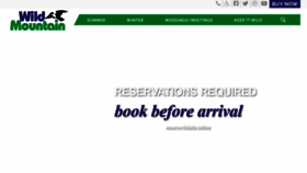 What Wildmountain.com website looked like in 2021 (4 years ago)