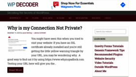 What Wpdecoder.com website looked like in 2021 (3 years ago)