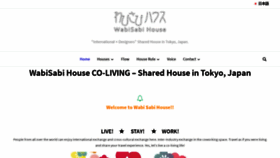 What Wabisabihouse.jp website looked like in 2021 (3 years ago)