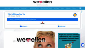 What Weloveellen.com website looked like in 2021 (3 years ago)