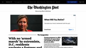 What Washingtonpost.com website looked like in 2021 (3 years ago)