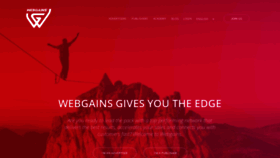 What Webgains.com website looked like in 2021 (3 years ago)