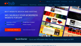 What Webhostinghub.com website looked like in 2021 (3 years ago)