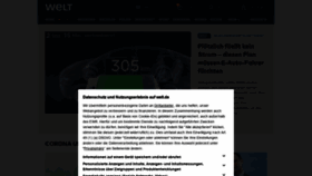 What Welt.de website looked like in 2021 (4 years ago)