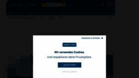 What Wetteronline.de website looked like in 2021 (3 years ago)
