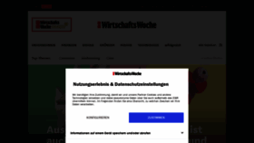 What Wiwo.de website looked like in 2021 (3 years ago)