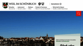 What Weil-im-schoenbuch.de website looked like in 2021 (3 years ago)