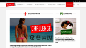 What Workout-italia.it website looked like in 2021 (3 years ago)