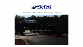 What Wil-time.com website looked like in 2021 (3 years ago)