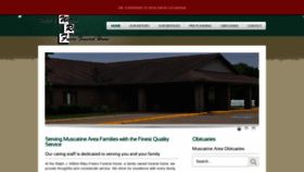 What Wittichfuneralhome.com website looked like in 2021 (3 years ago)