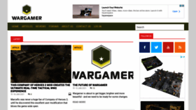 What Wargamer.com website looked like in 2021 (3 years ago)