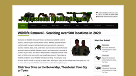 What Wildlife-removal.com website looked like in 2021 (3 years ago)
