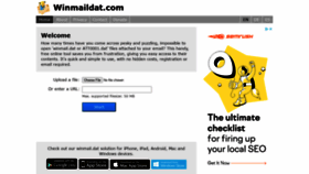 What Winmaildat.com website looked like in 2021 (3 years ago)