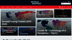 What Worldmapper.org website looked like in 2021 (4 years ago)
