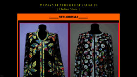 What Woman.leatherleafjacket.com website looked like in 2021 (3 years ago)