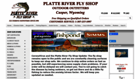 What Wyomingflyfishing.com website looked like in 2021 (3 years ago)