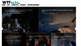 What Wtfacts.net website looked like in 2021 (4 years ago)