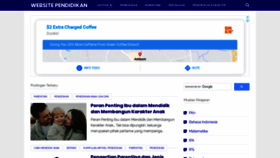What Websitependidikan.com website looked like in 2021 (3 years ago)