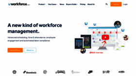 What Workforce.com website looked like in 2021 (3 years ago)