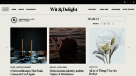 What Witanddelight.com website looked like in 2021 (3 years ago)