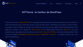 What Wptheme.fr website looked like in 2021 (3 years ago)