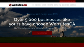 What Websites.ca website looked like in 2021 (3 years ago)