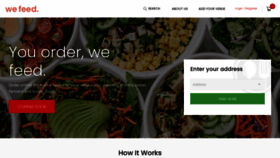 What Wefeed.com.au website looked like in 2021 (3 years ago)