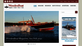 What Woodenboat.com website looked like in 2021 (3 years ago)