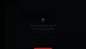 What Webmail.shahroodut.ac.ir website looked like in 2021 (3 years ago)