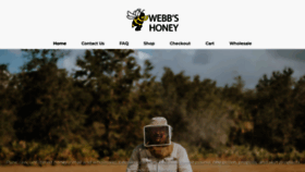 What Webbshoney.com website looked like in 2021 (3 years ago)