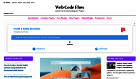 What Webcodeflow.com website looked like in 2021 (3 years ago)