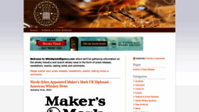 What Whiskyintelligence.com website looked like in 2021 (3 years ago)