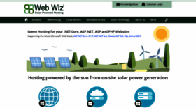 What Webwiz.net website looked like in 2021 (3 years ago)