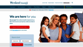 What Westlandinsurance.ca website looked like in 2021 (3 years ago)