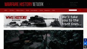 What Warfarehistorynetwork.com website looked like in 2021 (3 years ago)