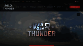 What Warthunder.com website looked like in 2021 (3 years ago)